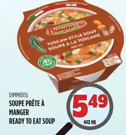Marches Tau SOUPE PRÊTE À MANGER DIMMIDISI offer