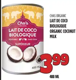 Marches Tau CHAS ORGANIC LAIT DE COCO BIOLOGIQUE offer