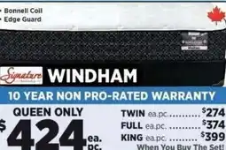 Surplus Furniture Signature WINDHAM offer