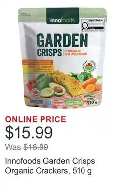 Costco Innofoods Garden Crisps Organic Crackers offer