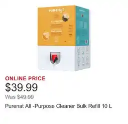 Costco Purenat All -Purpose Cleaner Bulk Refill offer