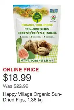 Costco Happy Village Organic Sun-Dried Figs offer