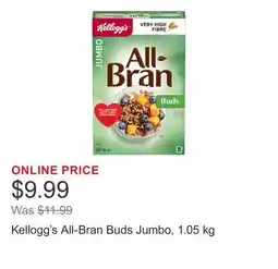 Costco Kellogg's All-Bran Buds Jumbo offer