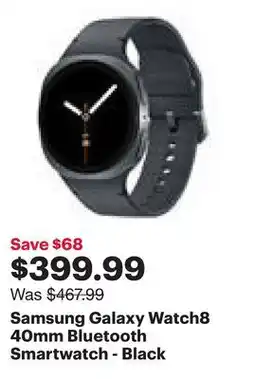 Best Buy Samsung Galaxy Watch8 40mm Bluetooth Smartwatch - Black offer