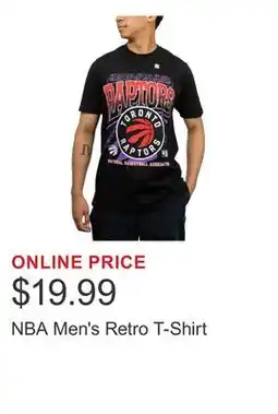 Costco NBA Men's Retro T-Shirt offer