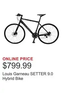 Costco Louis Garneau SETTER 9.0 Hybrid Bike offer
