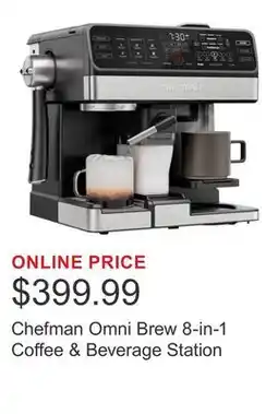 Costco Chefman Omni Brew 8-in-1 Coffee & Beverage Station offer