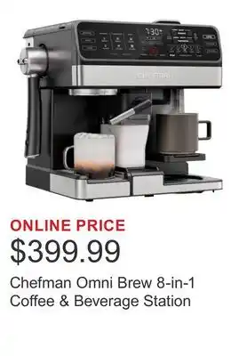 Costco Chefman Omni Brew 8-in-1 Coffee & Beverage Station offer