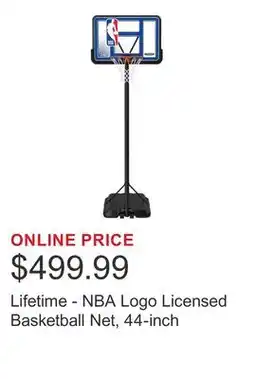 Costco Lifetime - NBA Logo Licensed Basketball Net, 44-inch offer
