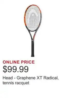 Costco Head - Graphene XT Radical, tennis racquet offer