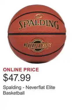 Costco Spalding - Neverflat Elite Basketball offer