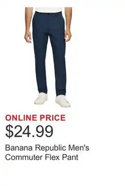 Costco Banana Republic Men's Commuter Flex Pant offer
