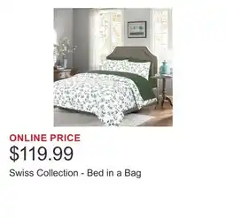 Costco Swiss Collection - Bed in a Bag offer