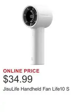 Costco JisuLife Handheld Fan Life10 S offer