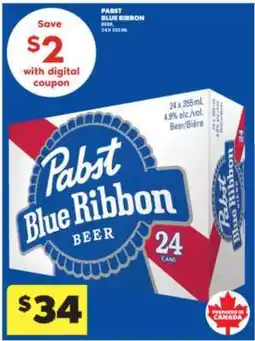 Real Canadian Liquorstore Pabst Blue Ribbon Beer offer