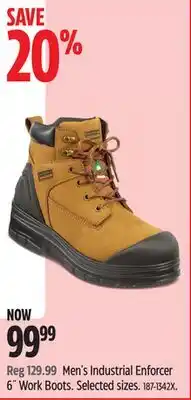 Canadian Tire Men's Industrial Enforcer 6˝ Work Boots offer