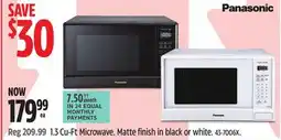 Canadian Tire 1.3Cu-Ft Microwave offer
