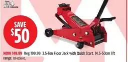 Canadian Tire 3.5-Ton Floor Jack with Quick Start offer