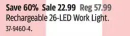 Canadian Tire MotoMaster Rechargeable 26-LED Work Light offer