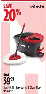 Canadian Tire Easy Wing & Clean Mop offer