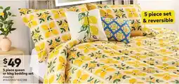 Giant Tiger 5 piece queen or king bedding set offer