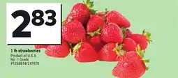 Giant Tiger 1 lb strawberries offer
