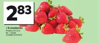 Giant Tiger 1 lb strawberries offer