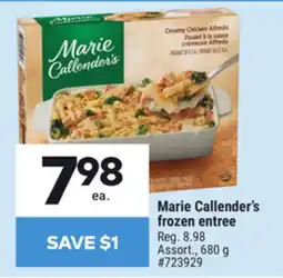 Giant Tiger Marie Callender's frozen entree offer