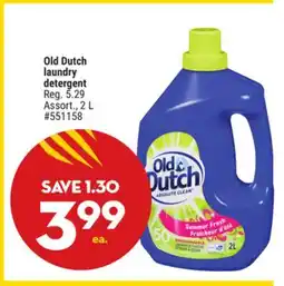Giant Tiger Old Dutch laundry detergent offer