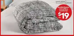Giant Tiger double/queen microfibre comforter offer