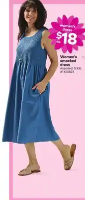 Giant Tiger Women's smocked dress offer