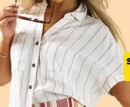 Giant Tiger linen blend shirt offer