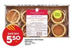 Giant Tiger Grandmother's Bake Shoppe butter tarts offer