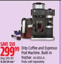 Canadian Tire NINJA Drip Coffee and Espresso Pod Machine offer