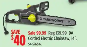 Canadian Tire 9A Corded Electric Chainsaw, 14˝ offer