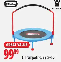 Canadian Tire 3´ Trampoline offer