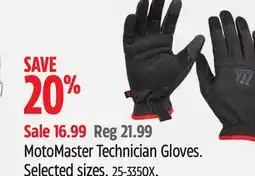 Canadian Tire MotoMaster Technician Gloves offer