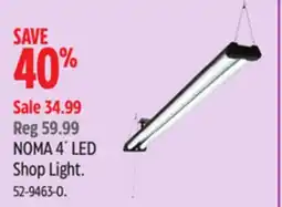 Canadian Tire NOMA 4´ LED Shop Light offer