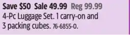 Canadian Tire 4-Pc Luggage Set offer