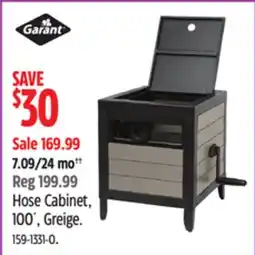 Canadian Tire Garant Hose Cabinet, 100´, Greige offer