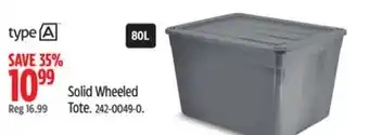 Canadian Tire Solid Wheeled Tote offer