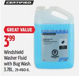 Canadian Tire Windshield Washer Fluid with Bug Wash offer