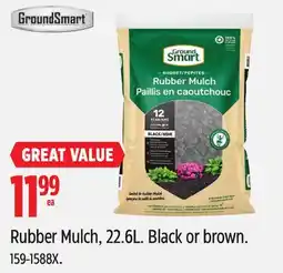 Canadian Tire Groundsmart Rubber Mulch offer