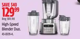 Canadian Tire Ninja High-Speed Blender Duo offer