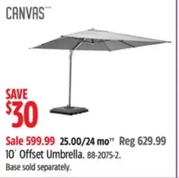 Canadian Tire 10´ Offset Umbrella offer