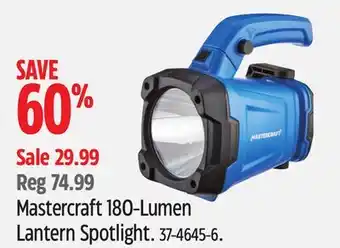 Canadian Tire Mastercraft 180-Lumen Lantern Spotlight offer