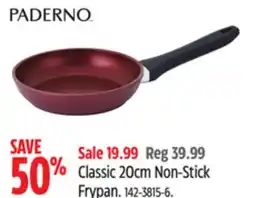 Canadian Tire Paderno Classic 20cm Non-Stick Frypan offer