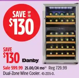 Canadian Tire Dual-Zone Wine Cooler offer