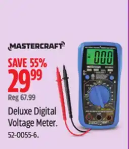 Canadian Tire Mastercraft Deluxe Digital Voltage Meter offer