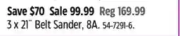 Canadian Tire Maximum 3 x 21˝ Belt Sander, 8A offer